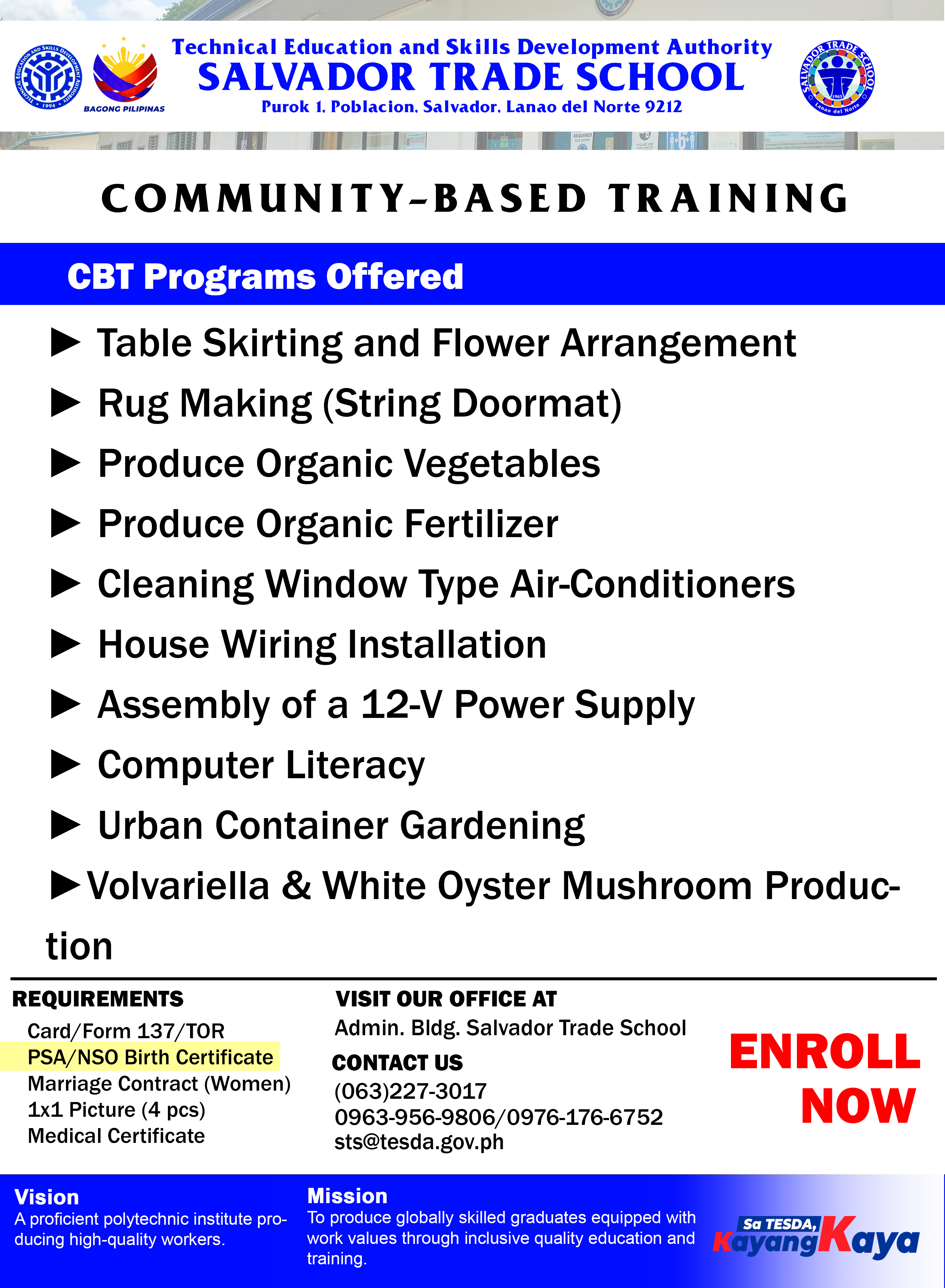 STS Community-Based Flyers