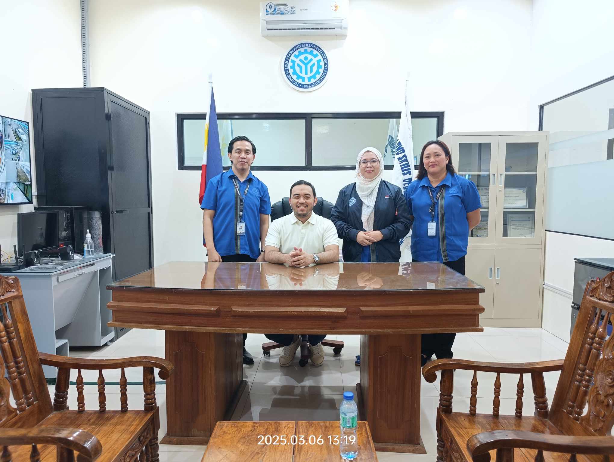 Picture with the Regional Director